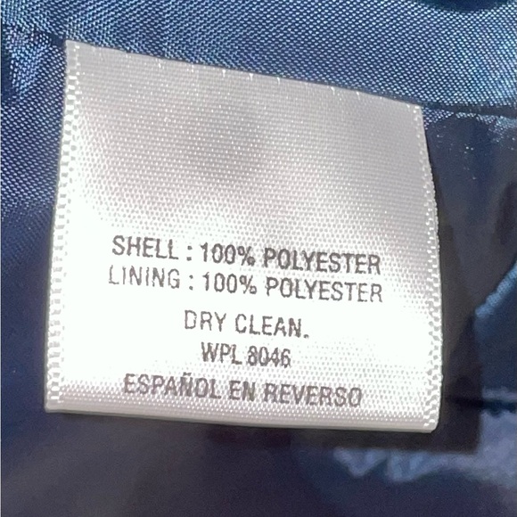 NWT Men’s INC Milan Slim Fit Navy Blue Velvet Patterned Blazer Jacket Sz XL - Picture 11 of 12